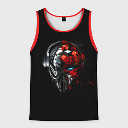 Майка-безрукавка мужская Pirate Station: Love, цвет: 3D-красный