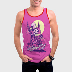 Майка-безрукавка мужская What are you waiting for?, цвет: 3D-красный — фото 2