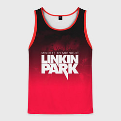 Майка-безрукавка мужская Linkin Park: Minutes to midnight, цвет: 3D-красный