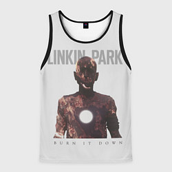 Мужская майка без рукавов Linkin Park: Burn it down