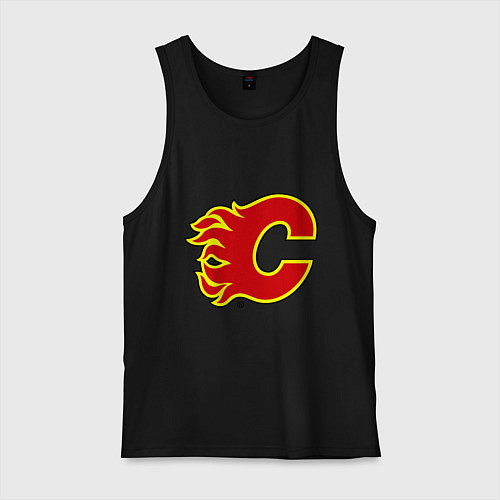 Мужская майка Calgary Flames / Черный – фото 1