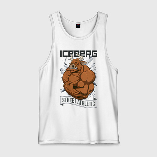 Мужская майка Iceberg: Street Athletic / Белый – фото 1