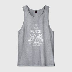 Мужская майка Fuck Calm Die in Battle