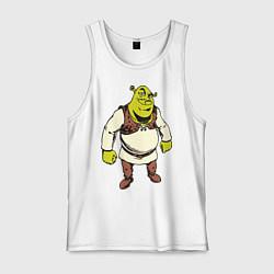 Майка мужская хлопок Shrek 3, цвет: белый