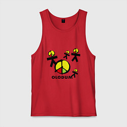Майка мужская хлопок Olodum, цвет: красный
