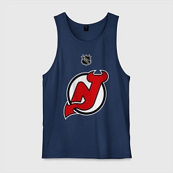 Майка мужская хлопок New Jersey Devils: Kovalchuk 17, цвет: тёмно-синий