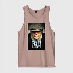 Майка мужская хлопок Peaky Blinders, цвет: пыльно-розовый