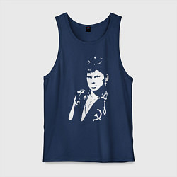 Майка мужская хлопок Юрий Клинских, цвет: тёмно-синий