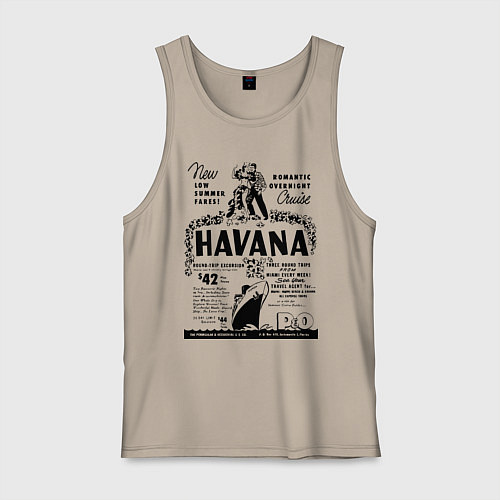 Мужская майка Havana Cuba / Миндальный – фото 1