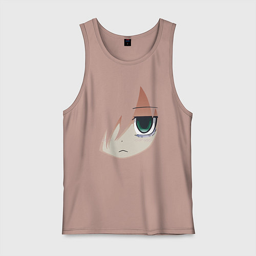 Мужская майка Tomoko Kuroki Face / Пыльно-розовый – фото 1