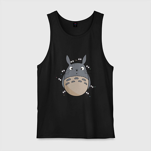 Мужская майка Тоторо / Черный – фото 1