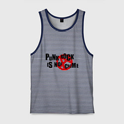 Мужская майка Punk Rock is not a crime
