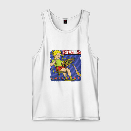 Мужская майка The Offspring: Americana / Белый – фото 1