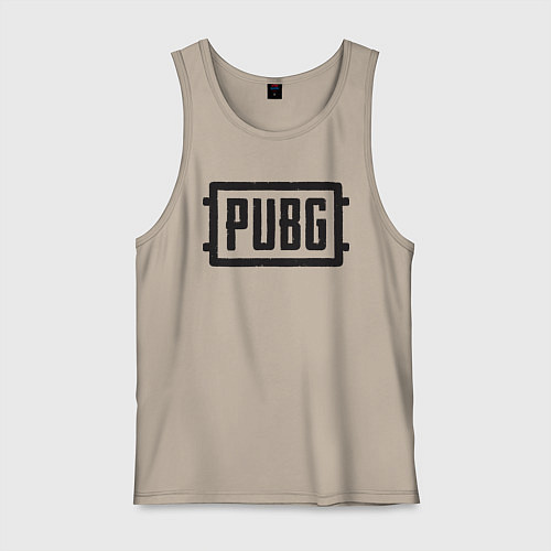 Мужская майка PUBG / Миндальный – фото 1