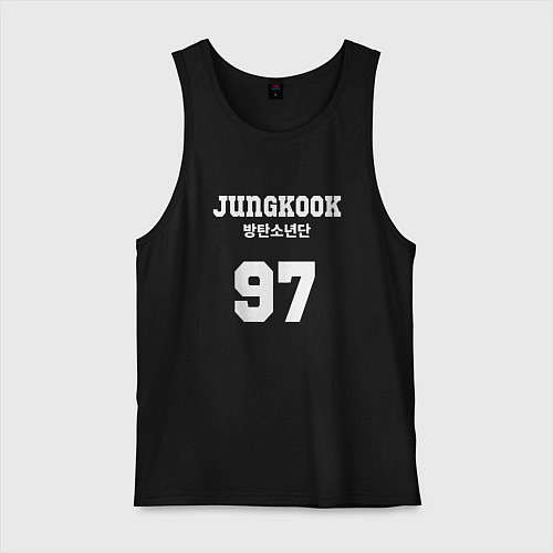 Мужская майка Jungkook 97 / Черный – фото 1