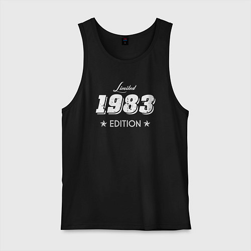 Мужская майка Limited Edition 1983 / Черный – фото 1