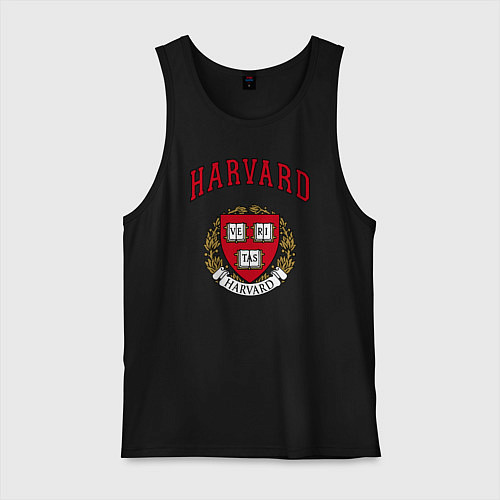 Мужская майка Harvard university / Черный – фото 1