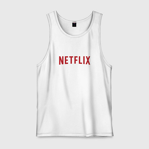 Мужская майка Netflix / Белый – фото 1