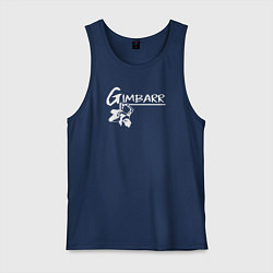 Майка мужская хлопок Gimbarr: колумбийский стиль, цвет: тёмно-синий