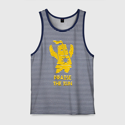 Мужская майка Praise the Sun / Синяя тельняшка – фото 1