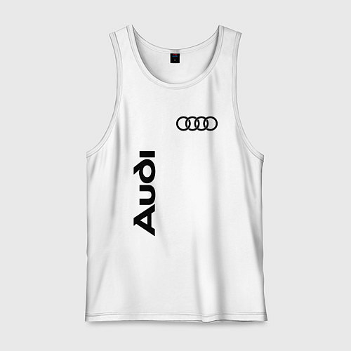 Мужская майка Audi Style / Белый – фото 1