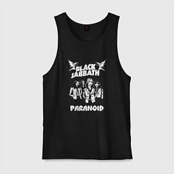 Майка мужская хлопок Black Sabbath: Paranoid, цвет: черный