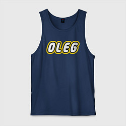 Майка мужская хлопок Oleg, цвет: тёмно-синий