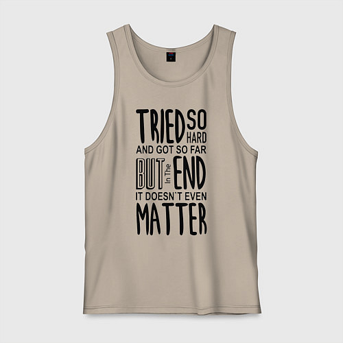 Мужская майка Linkin Park: Tried so Hard / Миндальный – фото 1