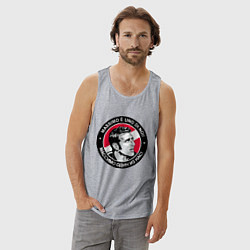 Майка мужская хлопок Массимо один из нас, цвет: меланж — фото 2