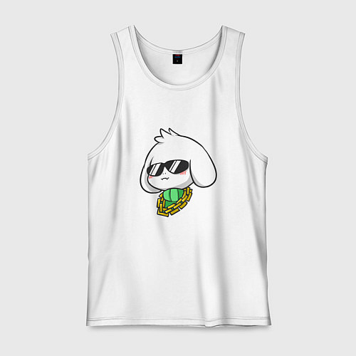 Мужская майка Undertale: Asriel SWAG / Белый – фото 1