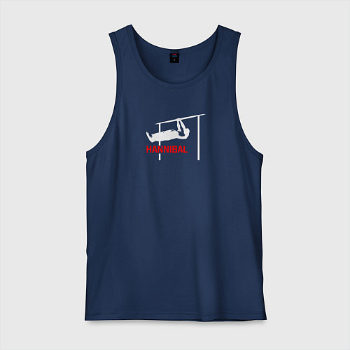 Мужская майка Hannibal For King Workout / Тёмно-синий – фото 1