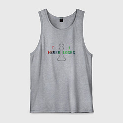 Майка мужская хлопок No Game No Life, цвет: меланж