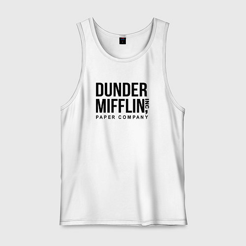 Мужская майка Dunder Mifflin / Белый – фото 1