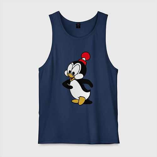 Мужская майка Чилли Вилли / Тёмно-синий – фото 1