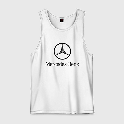 Мужская майка Logo Mercedes-Benz / Белый – фото 1