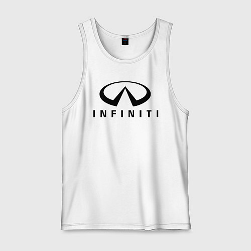 Мужская майка Infiniti logo / Белый – фото 1