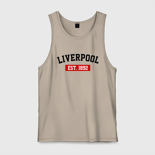 Мужская майка FC Liverpool Est. 1892 / Миндальный – фото 1