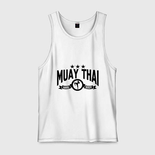 Мужская майка Muay thai boxing / Белый – фото 1