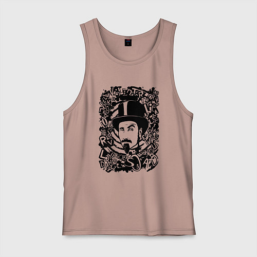 Мужская майка System of a Down / Пыльно-розовый – фото 1