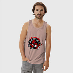 Майка мужская хлопок Toronto, цвет: пыльно-розовый — фото 2