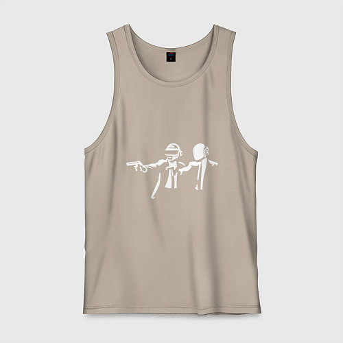 Мужская майка Daft Punk / Миндальный – фото 1