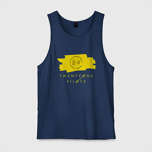 Мужская майка 21 Top: Yellow Trench / Тёмно-синий – фото 1
