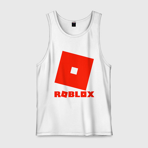 Мужская майка Roblox Logo / Белый – фото 1