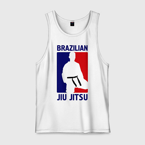 Мужская майка Brazilian Jiu jitsu / Белый – фото 1