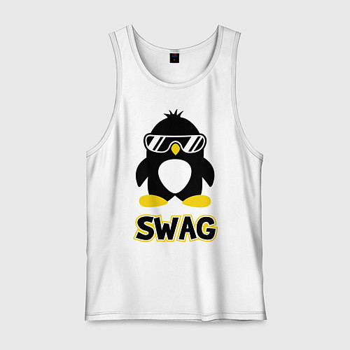 Мужская майка SWAG Penguin / Белый – фото 1