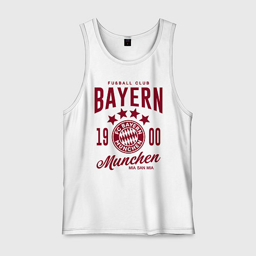 Мужская майка Bayern Munchen 1900 / Белый – фото 1