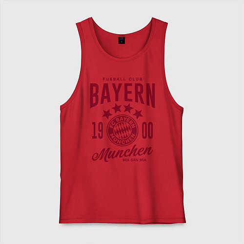 Мужская майка Bayern Munchen 1900 / Красный – фото 1