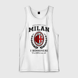 Майка мужская хлопок Milan: I Rossoneri цвета белый — фото 1
