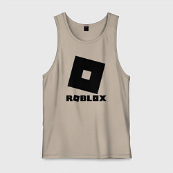 Майка мужская хлопок ROBLOX, цвет: миндальный