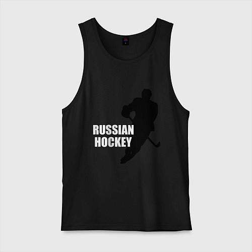 Мужская майка Russian Red Hockey / Черный – фото 1